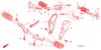 REPOSE PIED (CGR125SH8,A,B) pour Honda GR 125 de 2011
