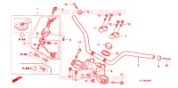 GUIDON   TE DE FOURCHE pour Honda GR 125 de 2011
