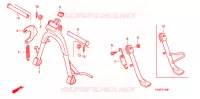 BEQUILLE pour Honda GR 125 de 2011