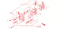 ETRIER DE FREIN AVANT pour Honda GR 125 de 2011