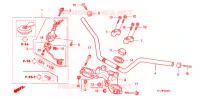 GUIDON   TE DE FOURCHE pour Honda GR 125 de 2011