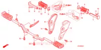 REPOSE PIED (CGR125SH8,A,B) pour Honda GR 125 de 2011