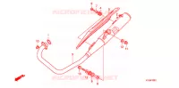 SILENCIEUX D'ECHAPPEMENT (CGR125SHA,B) pour Honda GR 125 de 2011