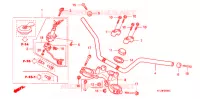 GUIDON   TE DE FOURCHE pour Honda GR 125 de 2011