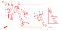BEQUILLE pour Honda GR 125 de 2011