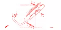 SILENCIEUX D'ECHAPPEMENT (CGR125SHA,B) pour Honda GR 125 de 2011