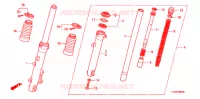 FOURCHE pour Honda GR 125 de 2011