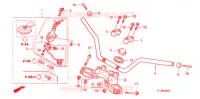GUIDON   TE DE FOURCHE pour Honda GR 125 de 2011