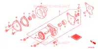 POMPE A HUILE pour Honda CB1 125 RUEDAS FUNDIDAS de 2013
