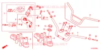 GUIDON   TE DE FOURCHE pour Honda CGX 125 DÖKÜM TEKERLEKLER de 2014