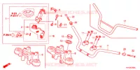 GUIDON   TE DE FOURCHE pour Honda CB1 125 RUEDAS FUNDIDAS 3AG de 2013