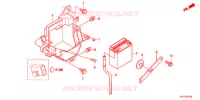 BATTERIE (1) pour Honda CB1 125 RUEDAS FUNDIDAS de 2013