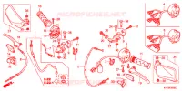 LEVIER DE GUIDON   CABLE   COMMODO (1) pour Honda CB1 125 RUEDAS FUNDIDAS de 2013