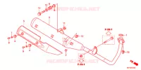 SILENCIEUX D'ECHAPPEMENT (2) pour Honda CB1 125 RUEDAS FUNDIDAS de 2013