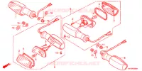CLIGNOTANT pour Honda CB1 125 RADIOS RUEADA de 2013