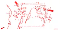 LEVIER DE GUIDON   CABLE pour Honda CRF 100 de 2013