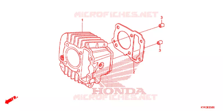 CYLINDRE Honda MOTO 110 CRF 2013  CRF110FD