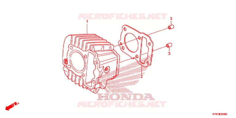 CYLINDRE Honda MOTO 110 CRF 2015  CRF110FE