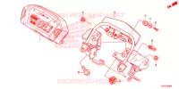 COMPTEUR pour Honda CRF 250 L RED de 2013