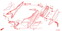 COUVERCLES LATERAUX pour Honda CRF 250 L RED de 2013