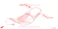 SELLE pour Honda CRF 250 L RED de 2013