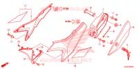 COUVERCLES LATERAUX pour Honda CRF 250 L de 2014