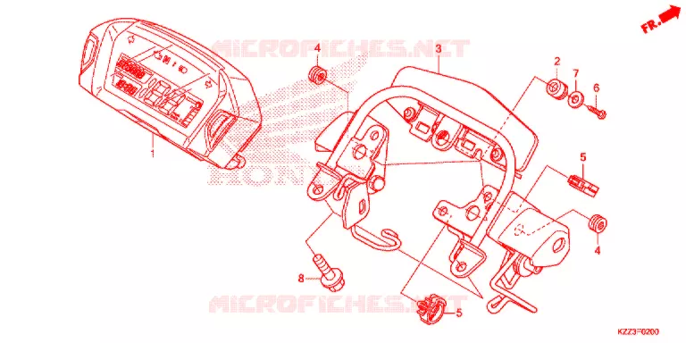 COMPTEUR Honda MOTO 250 CRF 2014  CRF250LE