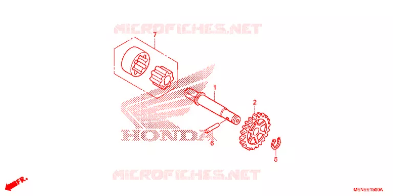 POMPE A HUILE Honda MOTO 450 CRF 2014  CRF450RE