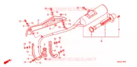 SILENCIEUX D'ECHAPPEMENT pour Honda CRF 50 de 2006