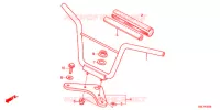 GUIDON   TE DE FOURCHE pour Honda CRF 50 de 2013