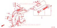 SILENCIEUX D'ECHAPPEMENT pour Honda CRF 70 de 2012