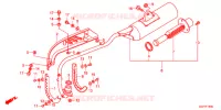 SILENCIEUX D'ECHAPPEMENT pour Honda CRF 70 de 2012