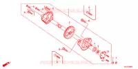 POMPE A HUILE pour Honda CRF 80 de 2012
