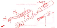 SILENCIEUX D'ECHAPPEMENT pour Honda CRF 80 de 2013