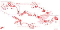 CLIGNOTANT pour Honda CTX 700 ABS de 2014