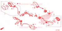 CLIGNOTANT pour Honda CTX 700 ABS de 2014