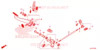 PEDALE pour Honda CTX 700 ABS de 2014