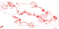 CLIGNOTANT pour Honda CTX 700 ABS de 2014