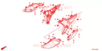 COUVERCLES LATERAUX pour Honda CTX 700 N DUAL CLUTCH de 2014