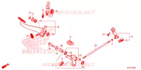 PEDALE pour Honda CTX 700 N DUAL CLUTCH de 2014