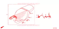SELLE pour Honda CTX 700 N DUAL CLUTCH ABS de 2014