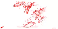 COUVERCLES LATERAUX pour Honda CTX 700 N de 2014