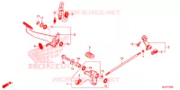 PEDALE pour Honda CTX 700 N de 2014