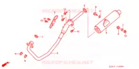 SILENCIEUX D'ECHAPPEMENT (FS1251/2/3) pour Honda FS 125 SONIC de 2002