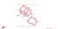 CYLINDRE pour Honda FS 125 SONIC de 2007