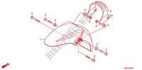 GARDE BOUE AVANT (FJS600A9 2KO/FJS600AB/DB) pour Honda SILVER WING 600 de 2011