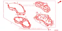 COMPTEUR DE VITESSE (FJS600A9 2KO/FJS600AB/DB) pour Honda SILVER WING 600 de 2011