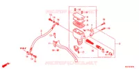 MAITRE CYLINDRE DE FREIN ARRIERE (FJS600DB) pour Honda SILVER WING 600 de 2011