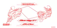 T (FJS600A9 2KO/FJS600AB/DB) pour Honda SILVER WING 600 de 2011