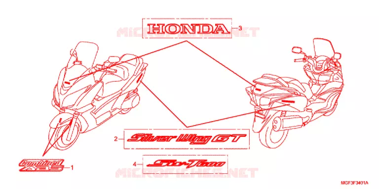 t (FJS600A9-2KO/FJS600AB/DB) Honda SCOOTER 600 SILVERWING 2011  FJS600DB